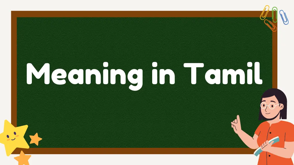 Meaning in Tamil
